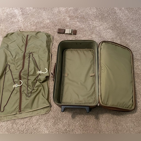 COPY - Ghurka leather rolling suitcase - Picture 3 of 13